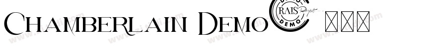 Chamberlain Demo字体转换